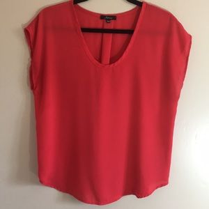 Soprano | Sheer Pinkish Coral Top Small